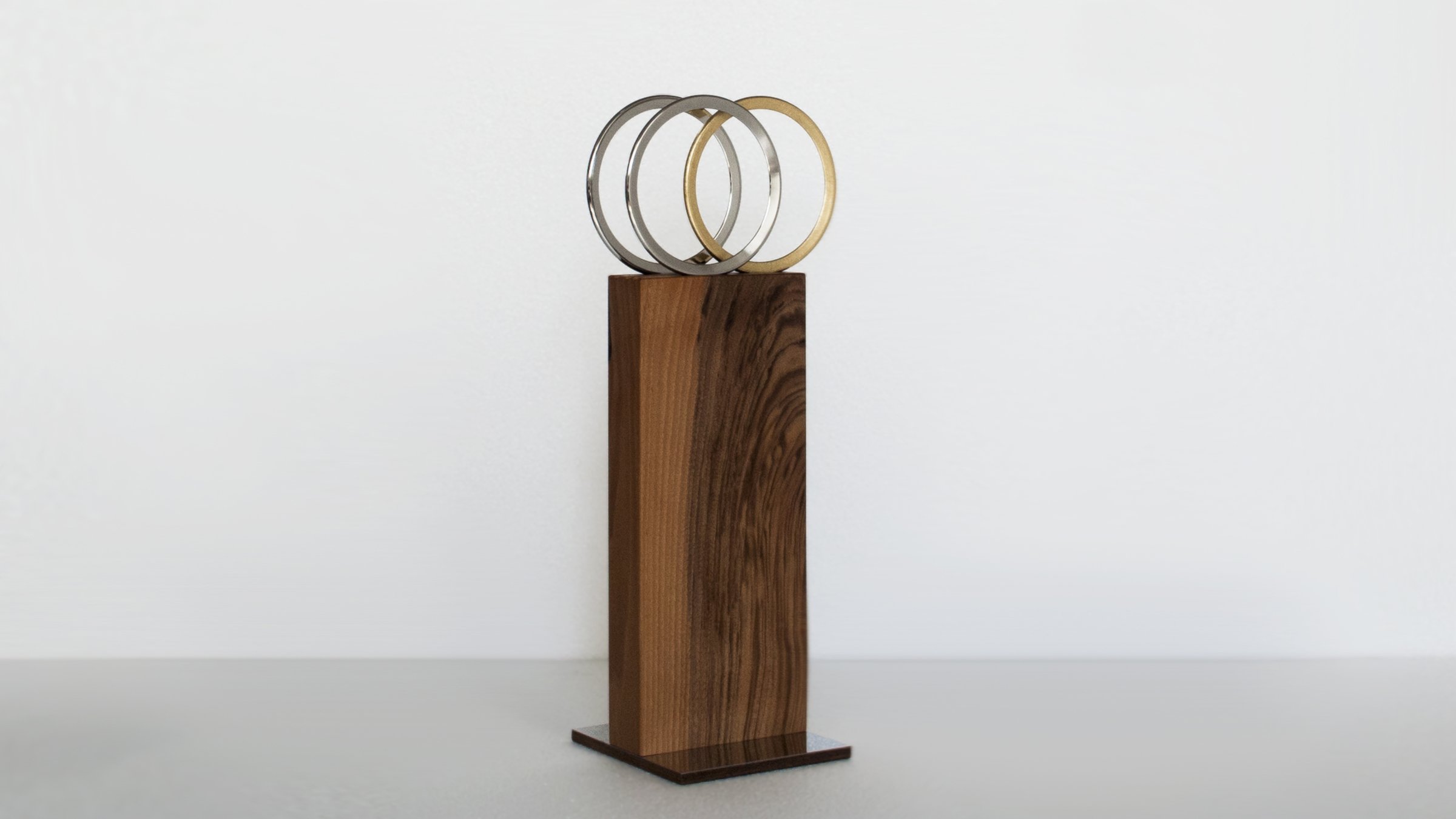 Detail of the metal rings of the Coppa Agostoni trophy